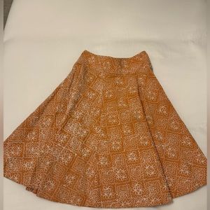 Robert Rodriguez Embroiled Midi Skirt